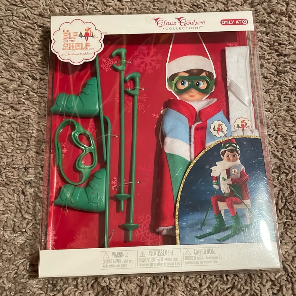 THE ELF ON THE SHELF CLAUS COUTURE COLLECTION ARTIC SKI SET, VEST and GOGGLES